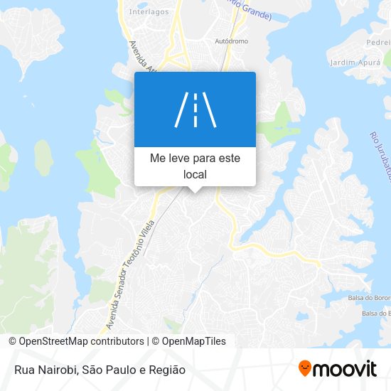 Rua Nairobi mapa