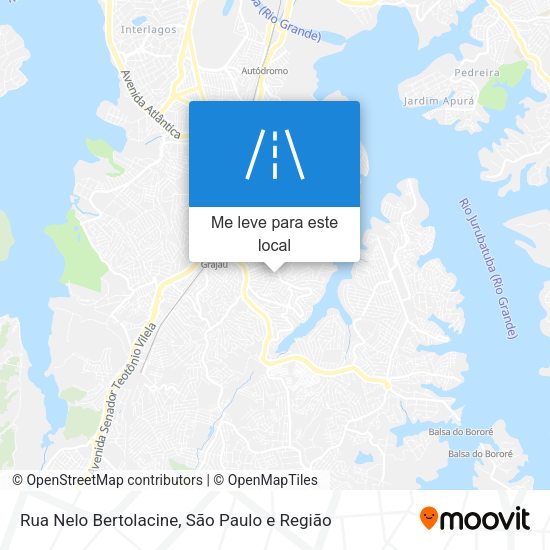 Rua Nelo Bertolacine mapa
