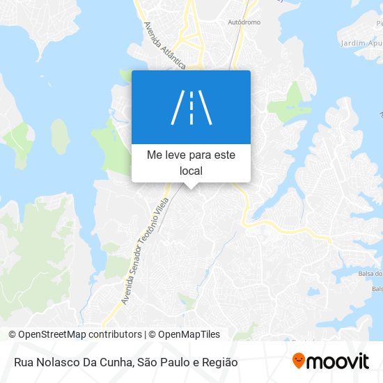 Rua Nolasco Da Cunha mapa