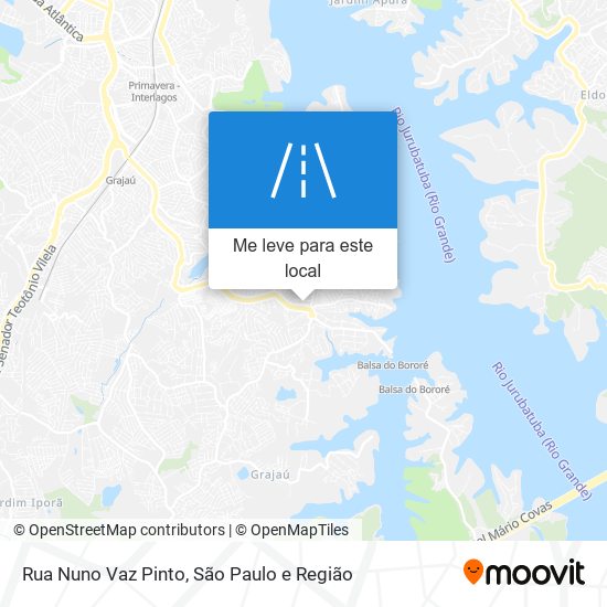 Rua Nuno Vaz Pinto mapa