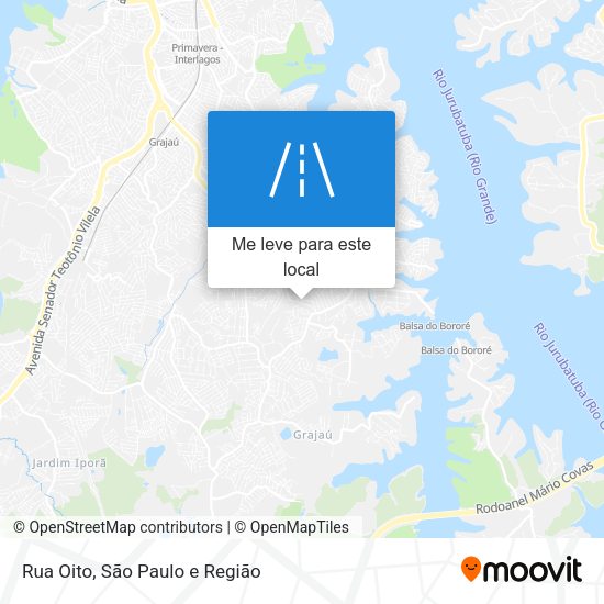 Rua Oito mapa