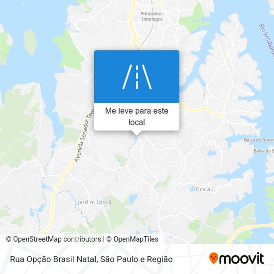 Rua Opção Brasil Natal mapa