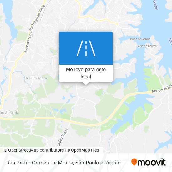 Rua Pedro Gomes De Moura mapa