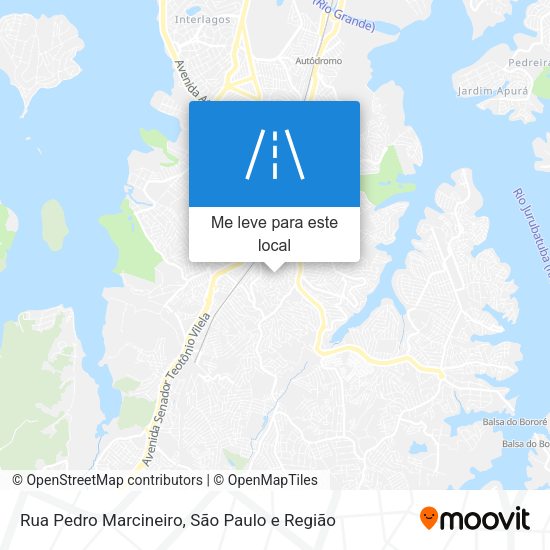 Rua Pedro Marcineiro mapa