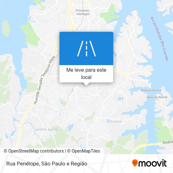 Rua Penélope mapa