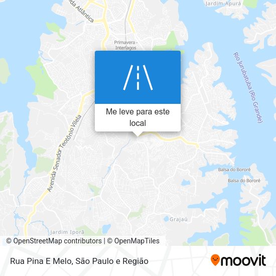 Rua Pina E Melo mapa