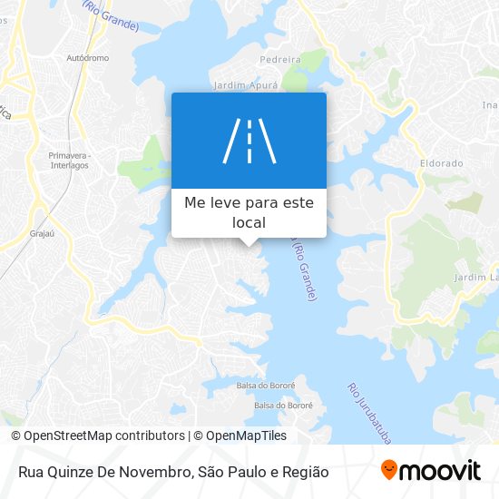 Rua Quinze De Novembro mapa