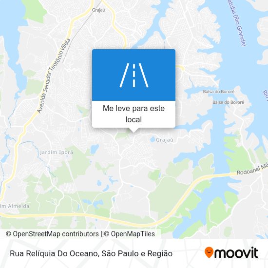 Rua Relíquia Do Oceano mapa