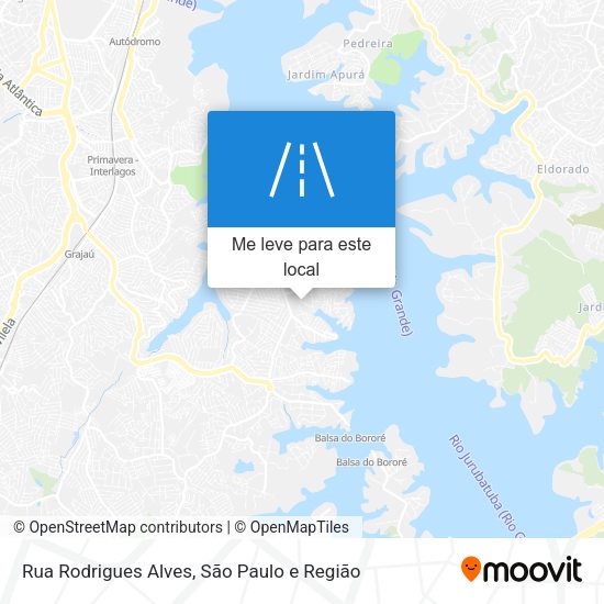 Rua Rodrigues Alves mapa