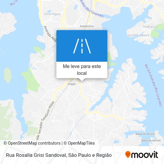 Rua Rosalia Grisi Sandoval mapa