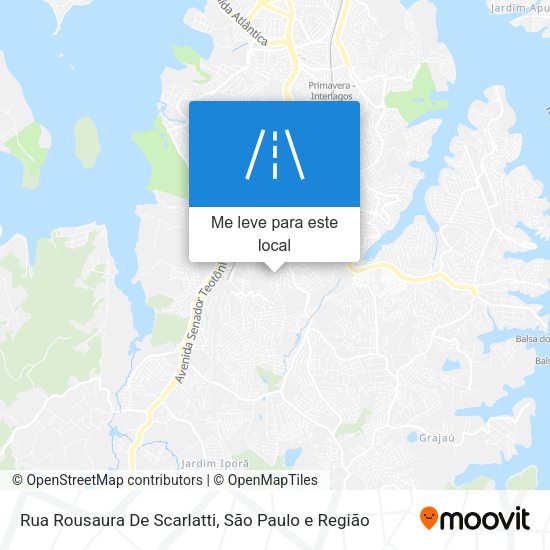 Rua Rousaura De Scarlatti mapa