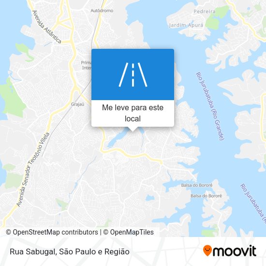 Rua Sabugal mapa