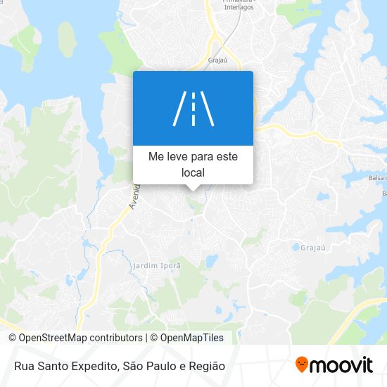 Rua Santo Expedito mapa