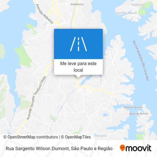 Rua Sargento Wilson Dumont mapa