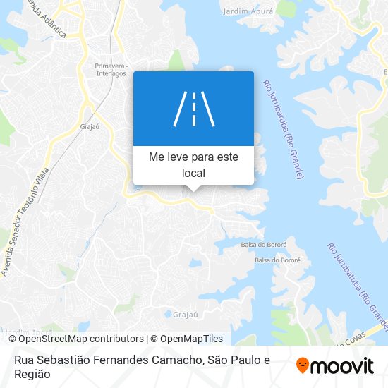 Rua Sebastião Fernandes Camacho mapa