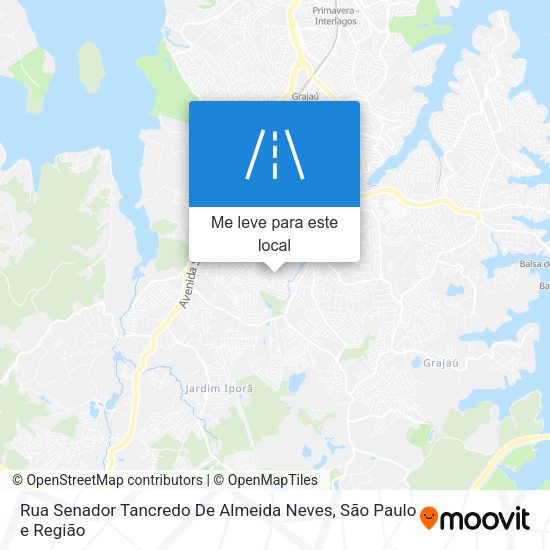 Rua Senador Tancredo De Almeida Neves mapa