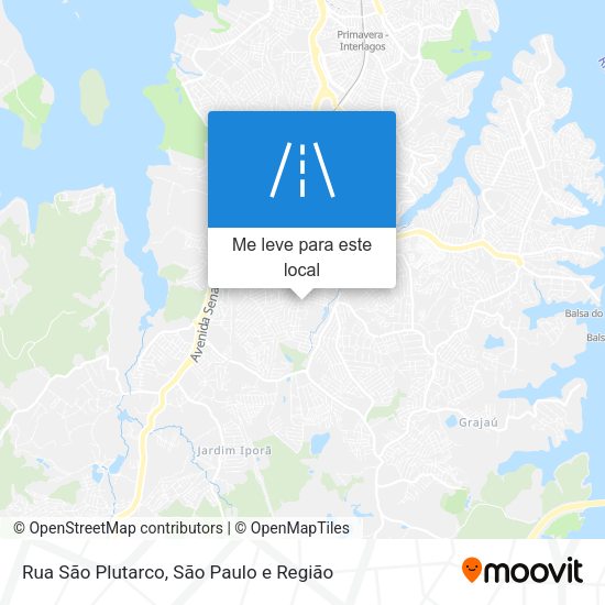 Rua São Plutarco mapa