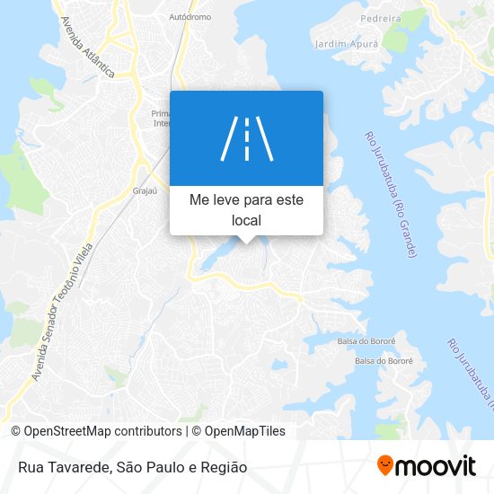 Rua Tavarede mapa