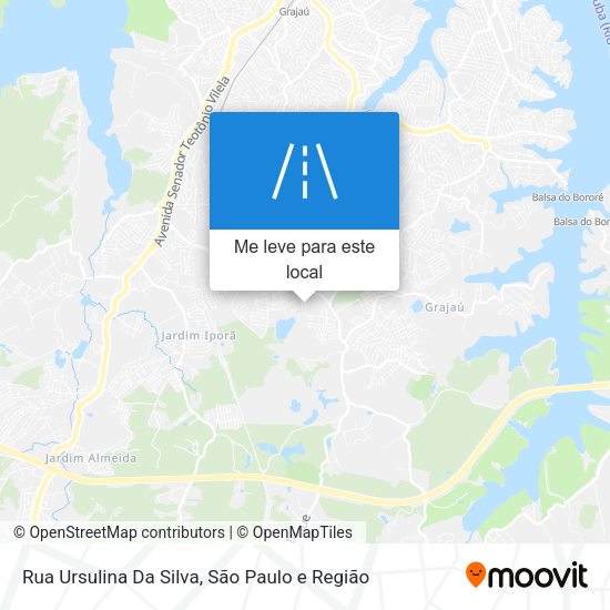 Rua Ursulina Da Silva mapa
