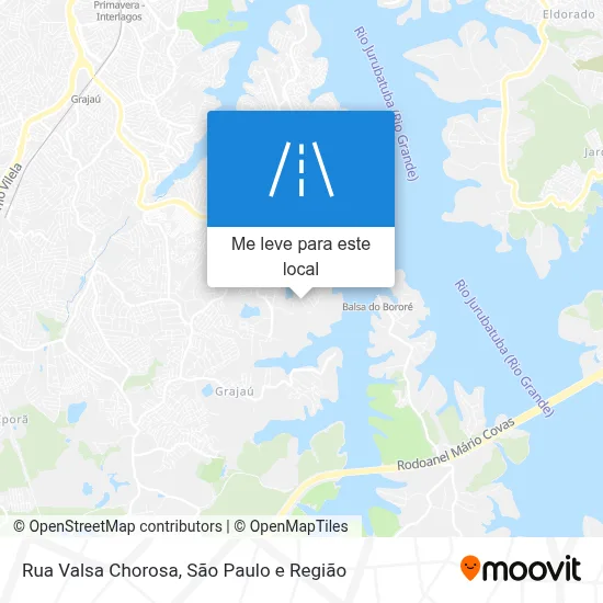 Rua Valsa Chorosa mapa