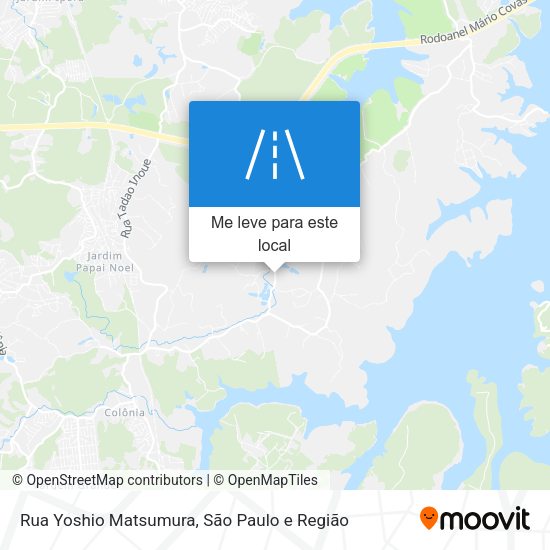 Rua Yoshio Matsumura mapa