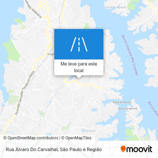 Rua Álvaro Do Carvalhal mapa