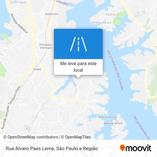 Rua Álvaro Paes Leme mapa