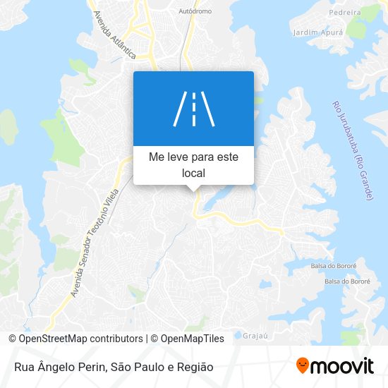 Rua Ângelo Perin mapa