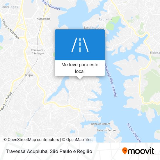 Travessa Acupiuba mapa