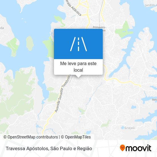 Travessa Apóstolos mapa