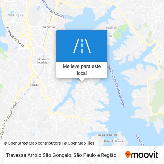 Travessa Arroio São Gonçalo mapa