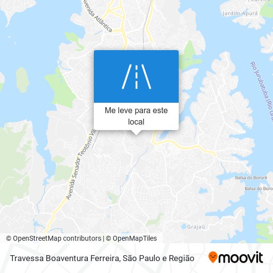 Travessa Boaventura Ferreira mapa