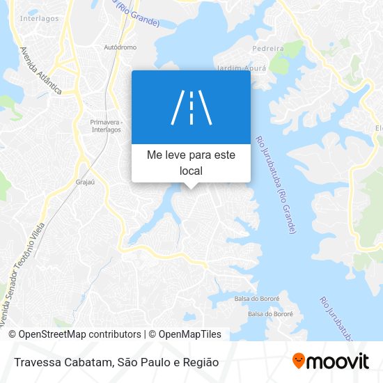 Travessa Cabatam mapa