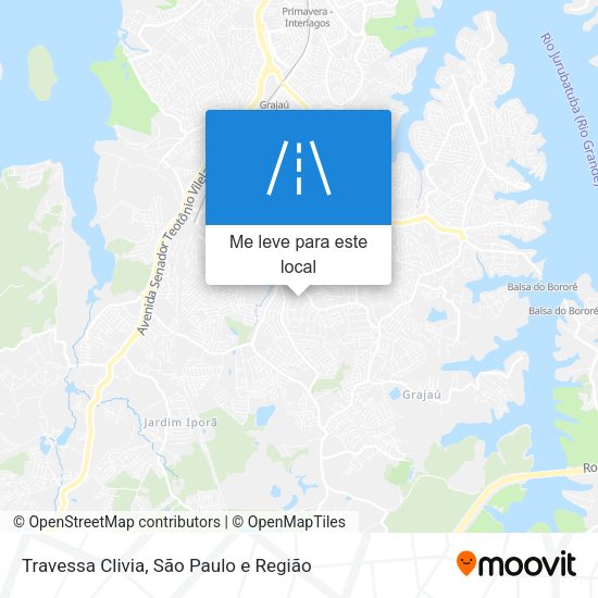 Travessa Clivia mapa