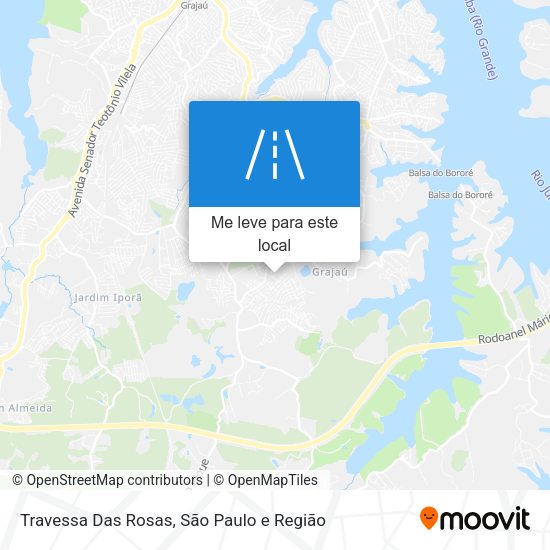 Travessa Das Rosas mapa