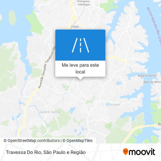 Travessa Do Rio mapa