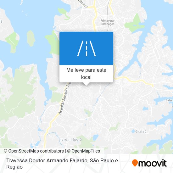 Travessa Doutor Armando Fajardo mapa