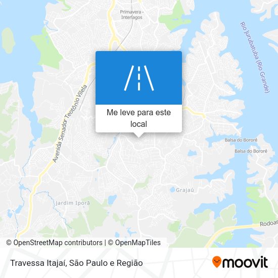 Travessa Itajaí mapa