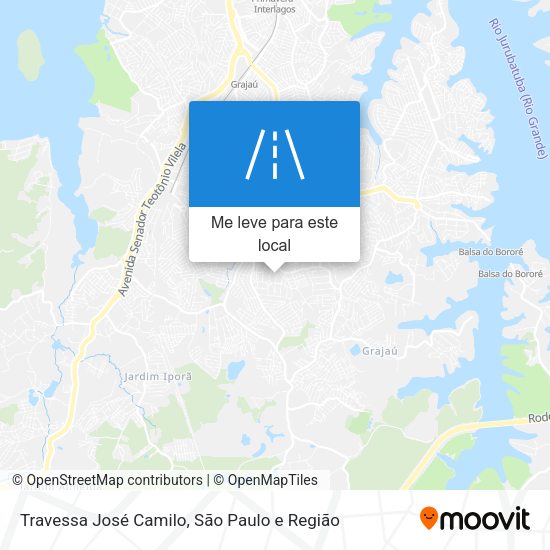 Travessa José Camilo mapa