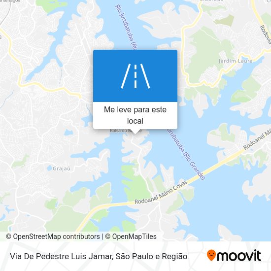 Via De Pedestre Luis Jamar mapa