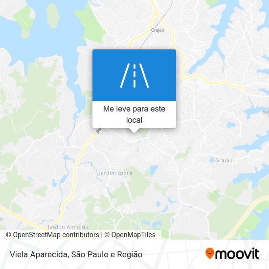 Viela Aparecida mapa