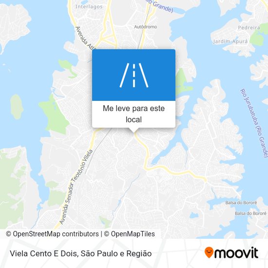 Viela Cento E Dois mapa