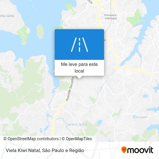 Viela Kiwi Natal mapa