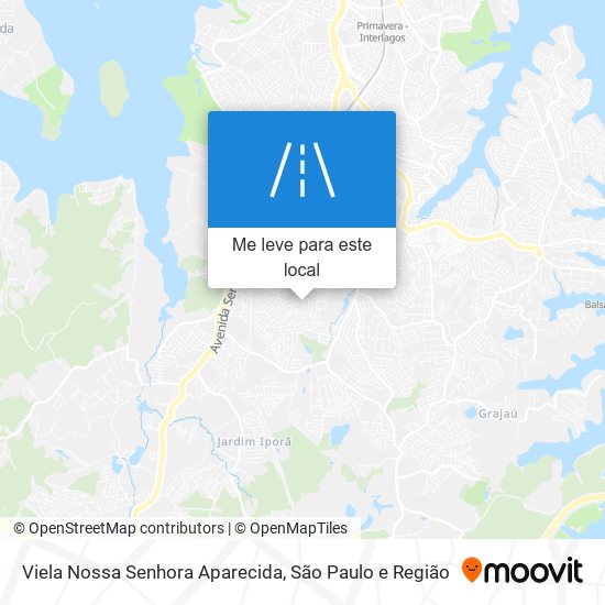 Viela Nossa Senhora Aparecida mapa