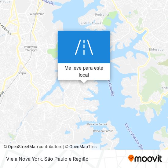 Viela Nova York mapa