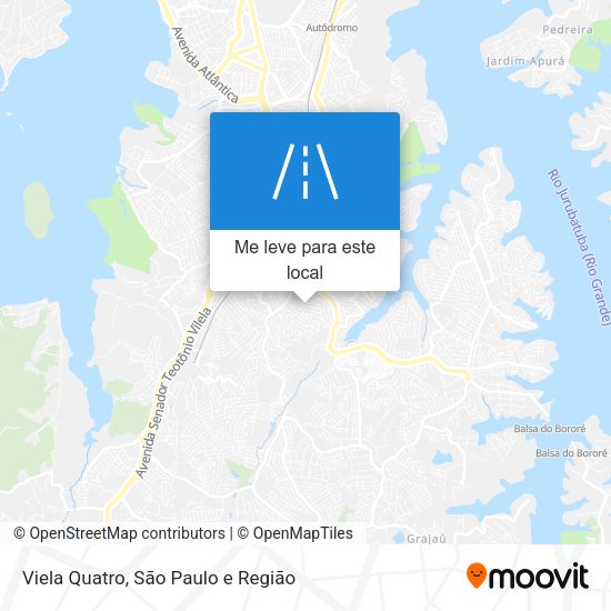 Viela Quatro mapa