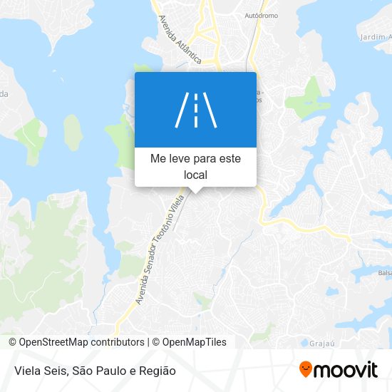 Viela Seis mapa
