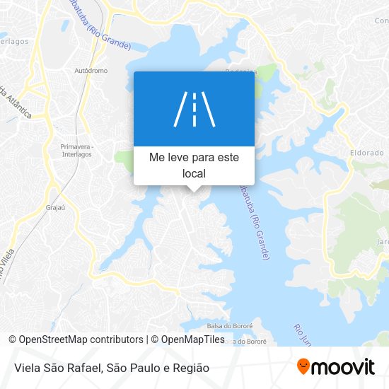 Viela São Rafael mapa