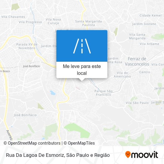 Rua Da Lagoa De Esmoriz mapa