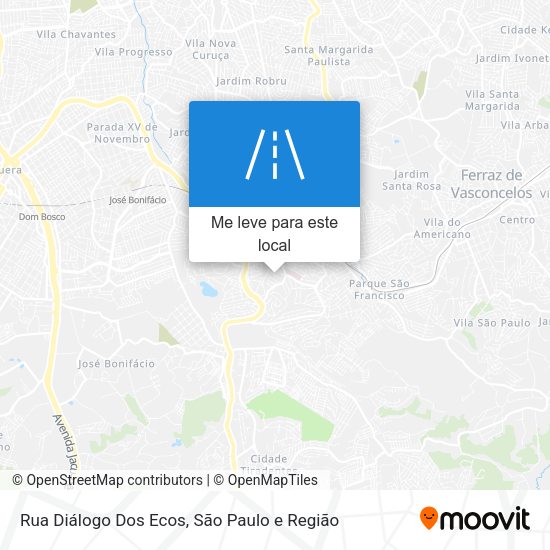 Rua Diálogo Dos Ecos mapa